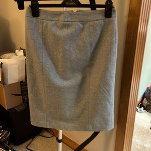 Brooks Brothers lined wool skirt, in like new condition   Blue grey color.